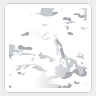 Multicamo White Camouflage Sticker